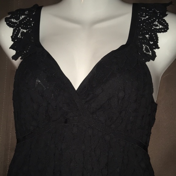 EUC Studio M Lacy Lil Black Dress SZ S - Picture 2 of 7